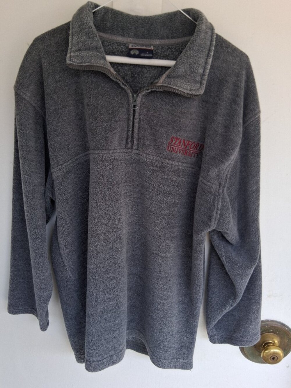 Stanford  University Half Zip Women’s Fleece Sweatshirt  Size Small Weatherproof